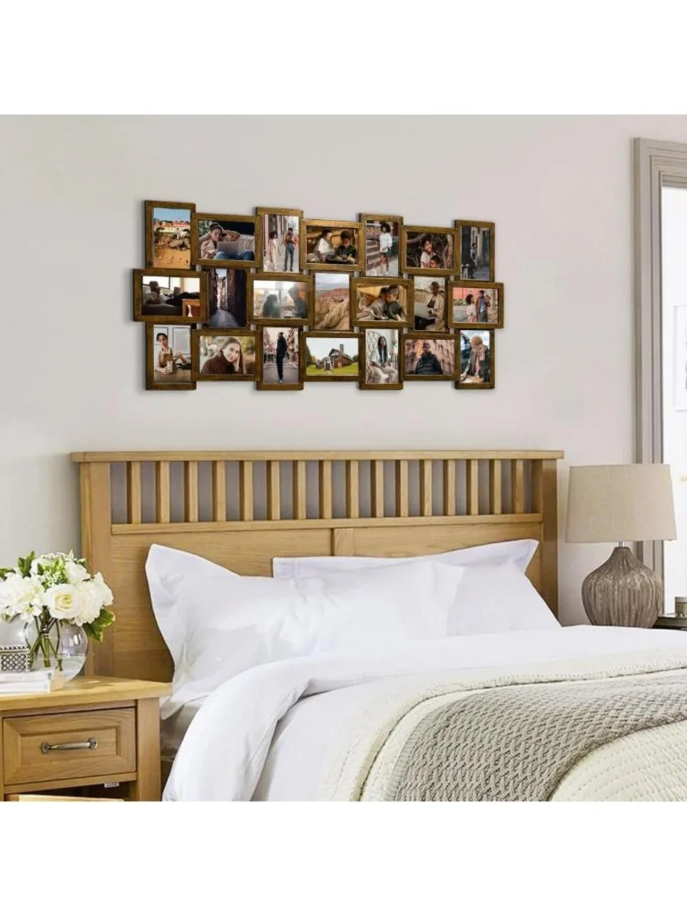 21-Opening Gold Collage Picture Frame Set for Wall Decor - Family Reunion